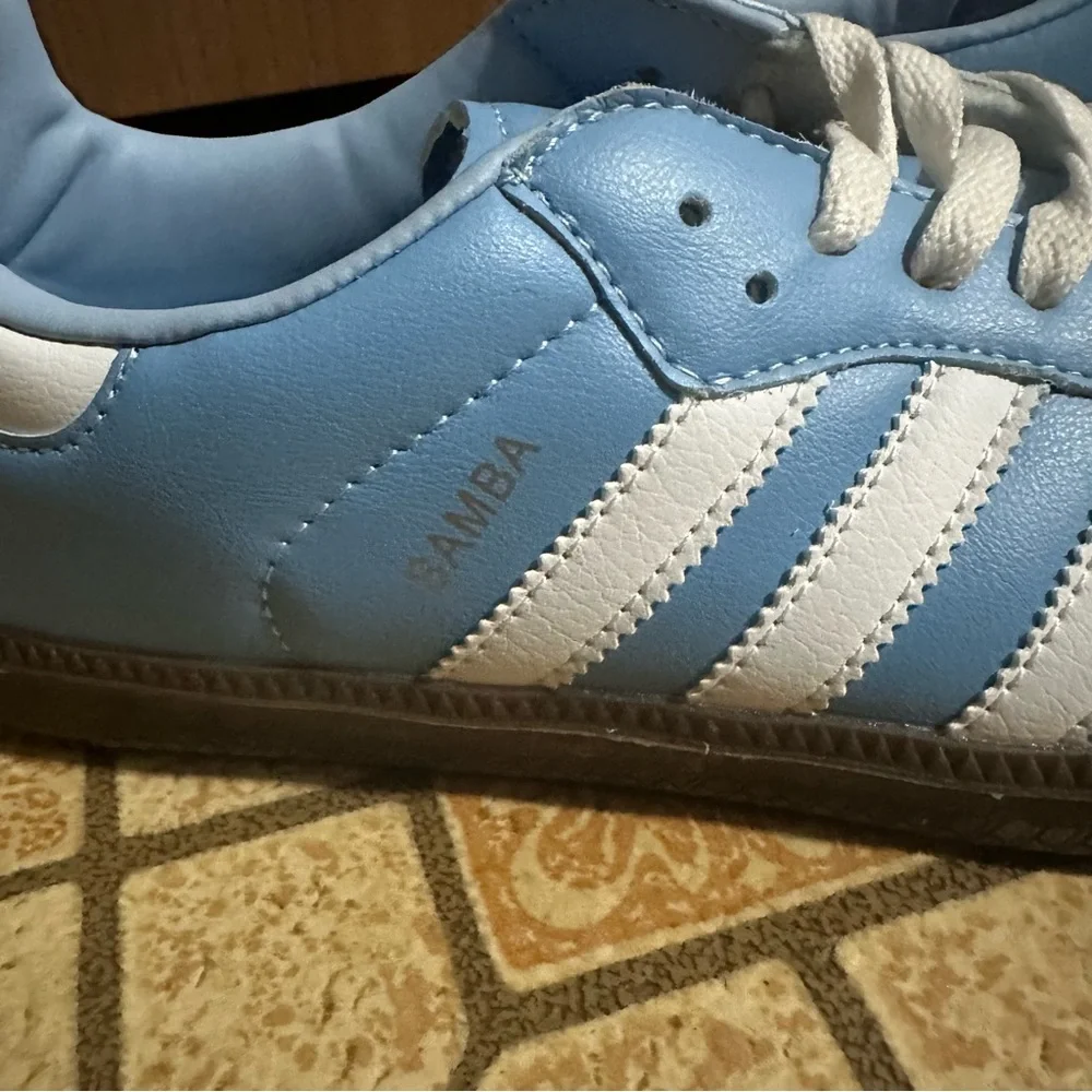adidas Samba Argentina OG Shoes Blue Retro Classic Sneakers‎ Trainers Men Size 8